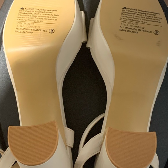 Forever Women's Chunky Block Platform High Heel Sandals SZ 9 - Picture 6 of 9